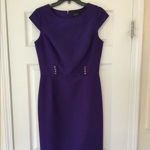 Tahari ASL Arthur S. Levine Dress Plum Size 6